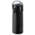 2.2 Liter Plastic Black Matte Glass Lined Airpot / Decaf